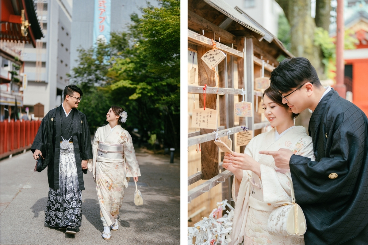 Tokyo Pre-Wedding Photoshoot with Nonbei Yokocho, Shiba Park, and Shibuya by  on OneThreeOneFour 0