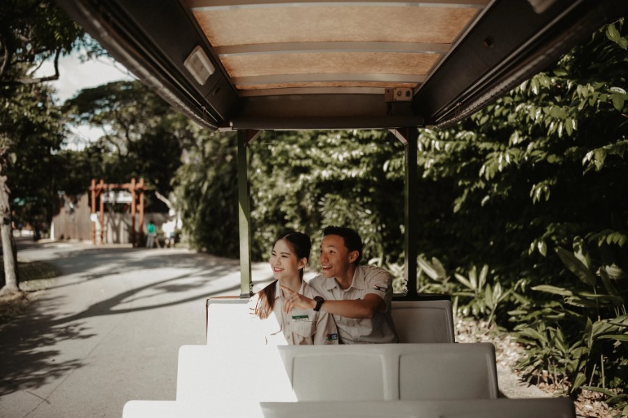 A & L - Singapore Pre-Wedding at Jurong Bird Park & Colonial Houses at Wessex Estate by Chan on OneThreeOneFour 0