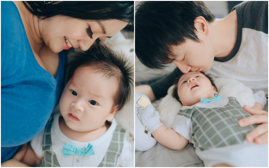 Singapore Family Photoshoot With Newborn Baby At Home by Toh on OneThreeOneFour 9