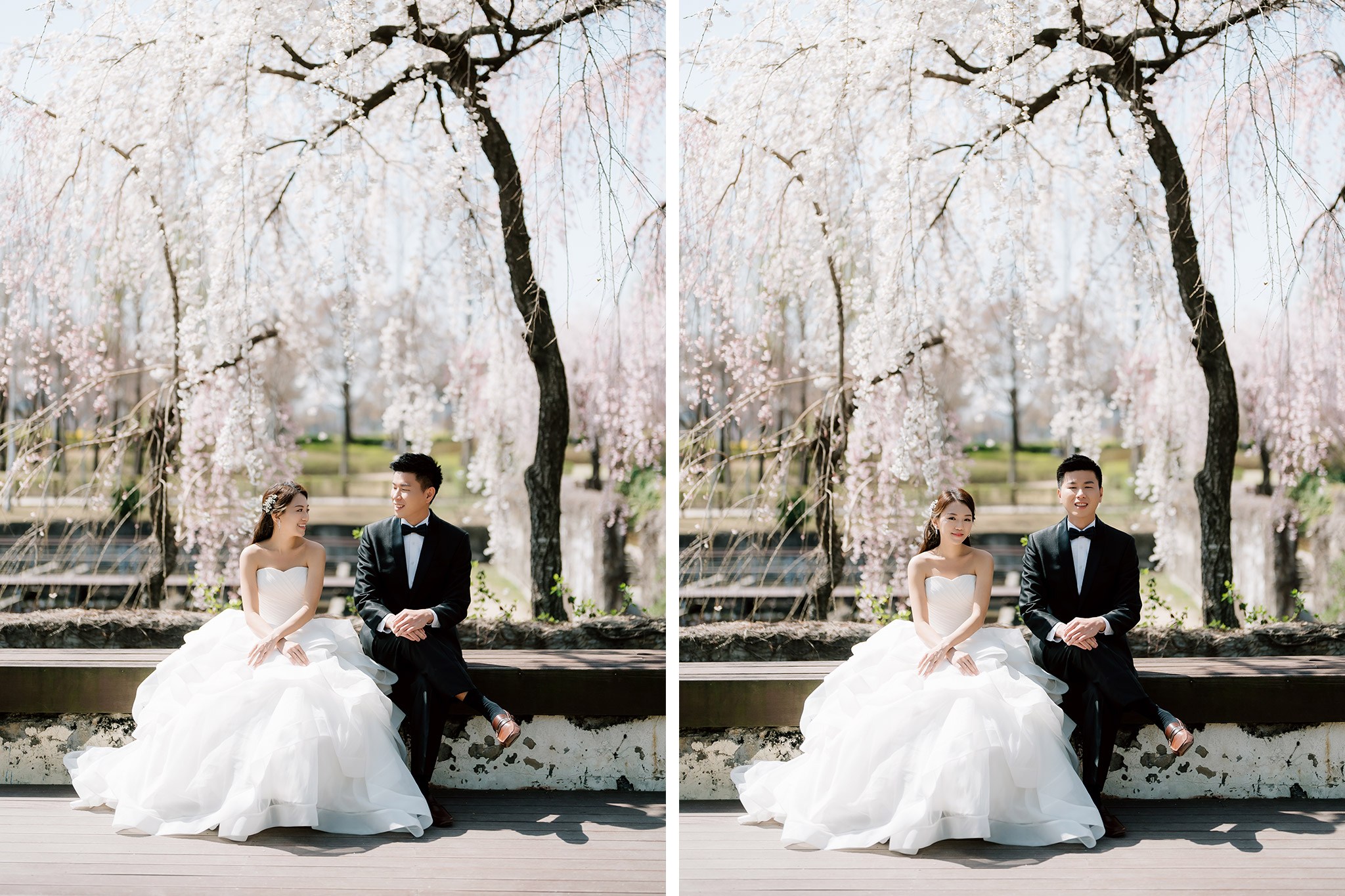 Korea Pre-Wedding with Cherry Blossoms at Seonyudo Park & Namsangol Hanok Village by Jungyeol on OneThreeOneFour 3