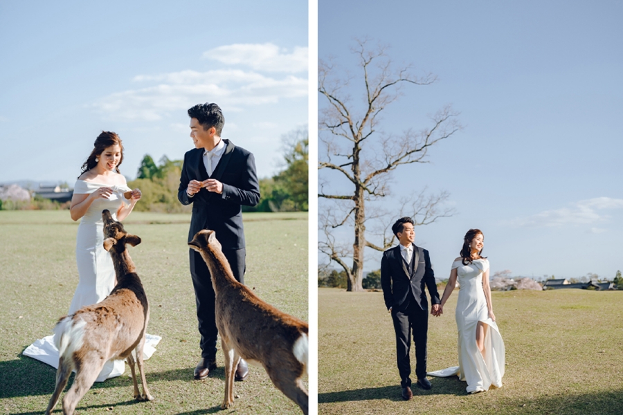 Blossoming Love in Kyoto & Nara: Cherry Blossom Pre-Wedding Photoshoot with Crystal & Sean by Kinosaki on OneThreeOneFour 16