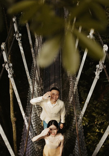 A & L - Singapore Pre-Wedding at Jurong Bird Park & Colonial Houses at Wessex Estate