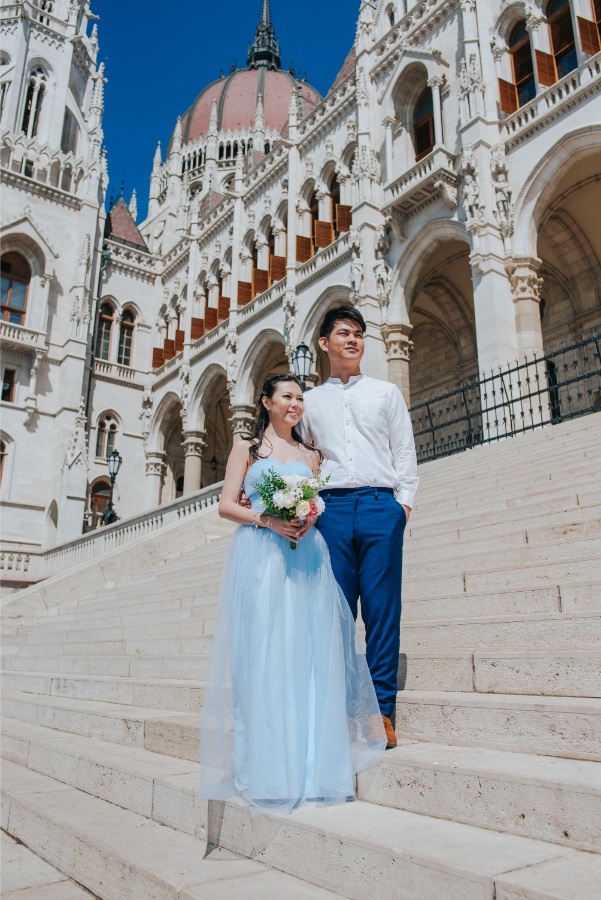 J&W: Budapest Full-day Pre-wedding Photoshoot around Castle Hill by Drew on OneThreeOneFour 35