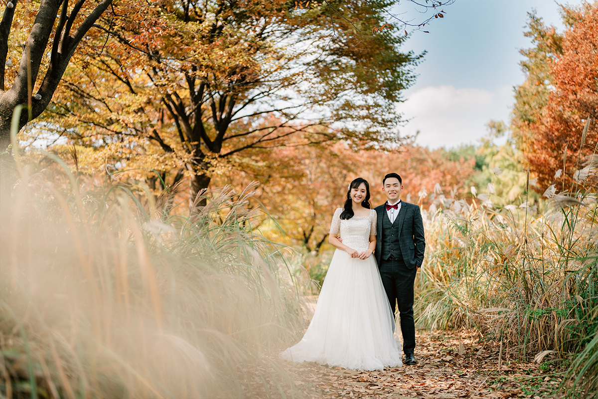 Yellow Gingko Autumn Pre-Wedding in Korea - Seoul Forest, Namsamgol Hanok Village & Samcheong-dong Cafe Street by Jungyeol on OneThreeOneFour 10