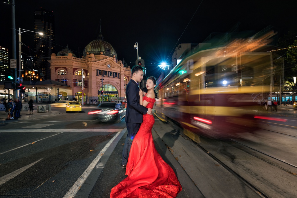 Melbourne Outdoor Pre-Wedding Photoshoot Around The City  by Lin on OneThreeOneFour 17