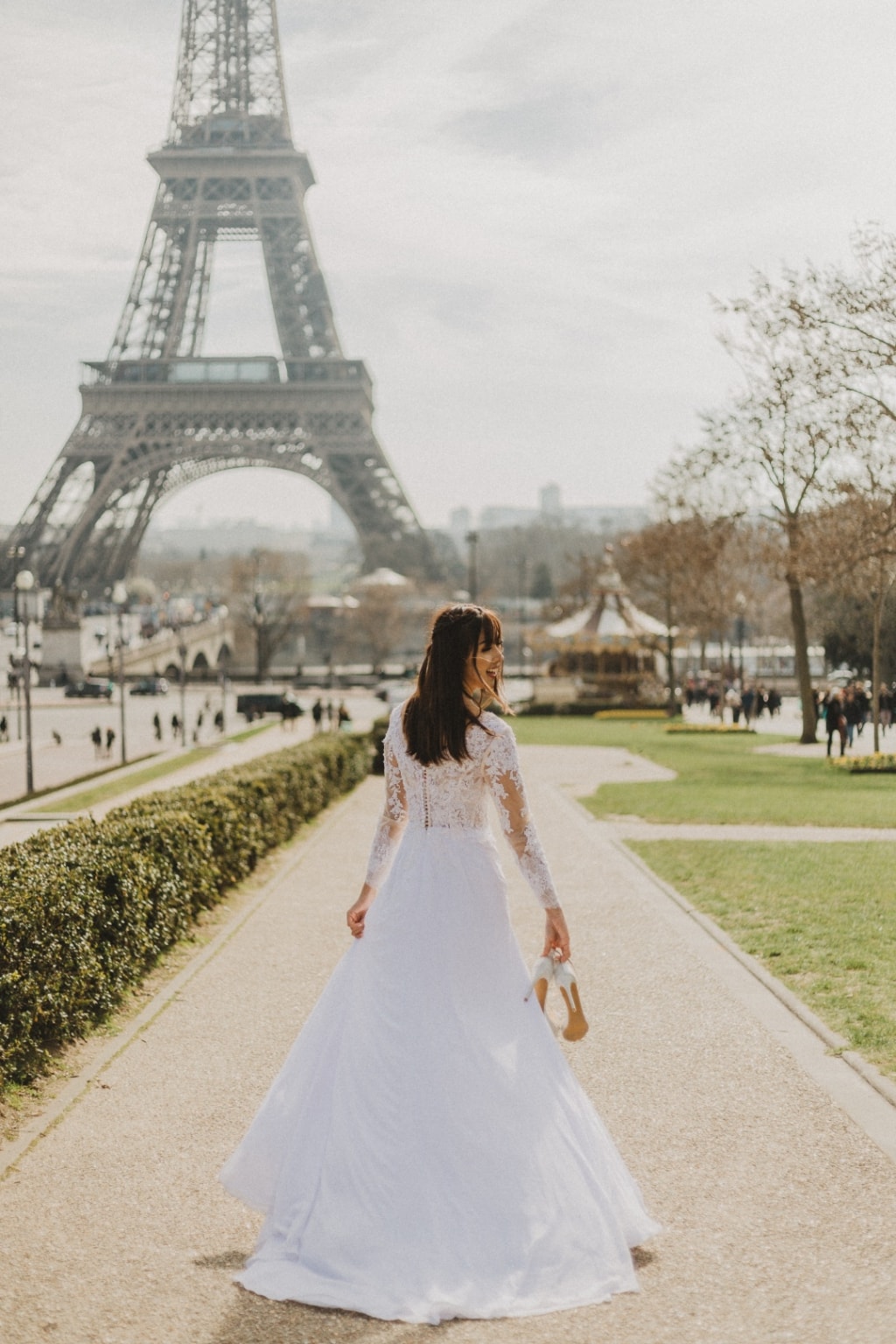 Paris Pre-Wedding Photoshoot for Singapore Couple Around The Eiffel Tower  by LT on OneThreeOneFour 11