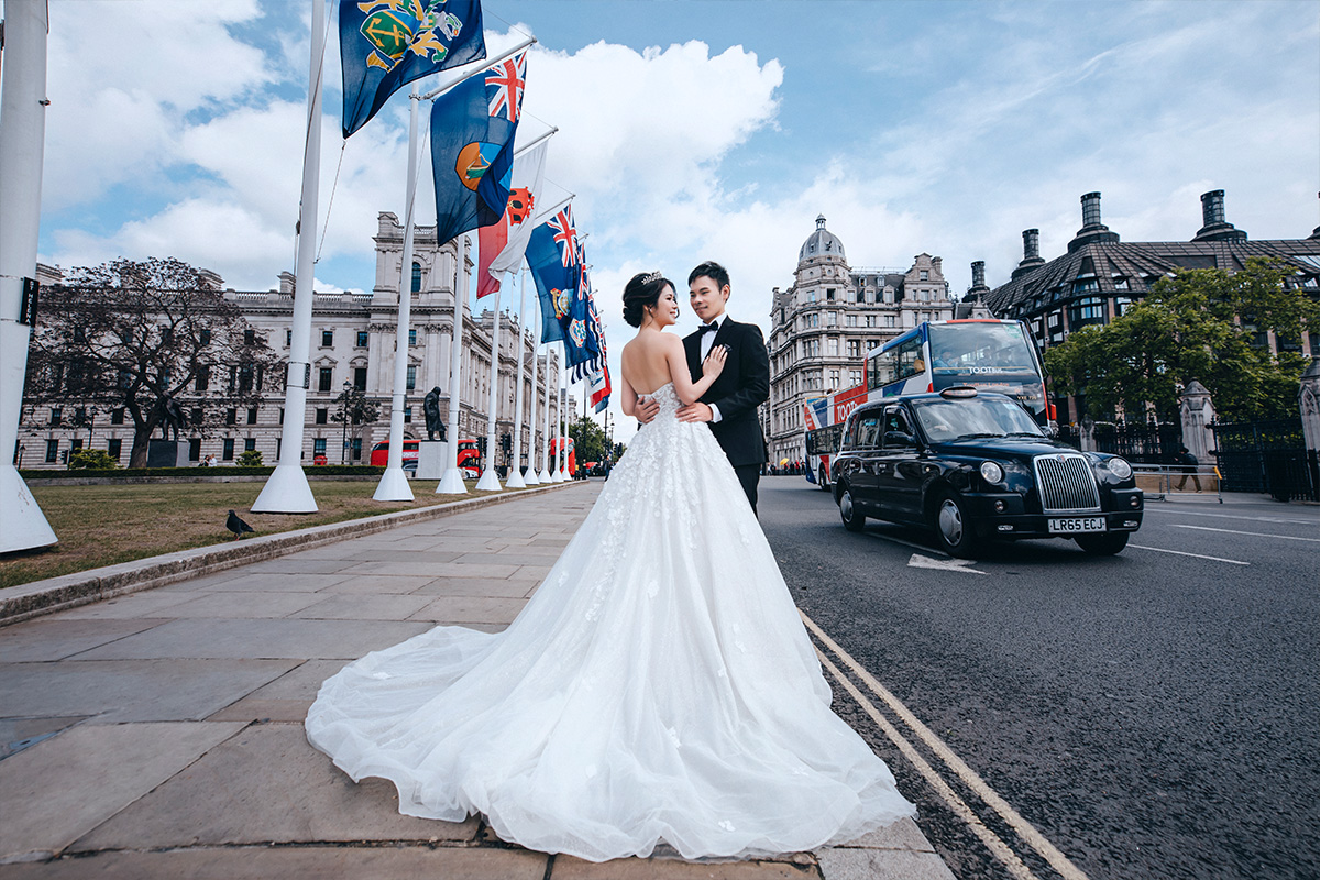 London Pre-Wedding Photoshoot At Big Ben, Palace of Westminster, Millennium Bridge  by Dom on OneThreeOneFour 4