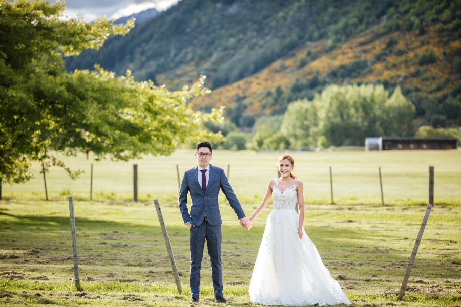 R&M: New Zealand Summer Pre-wedding Photoshoot with Yellow Lupins by Fei on OneThreeOneFour 0