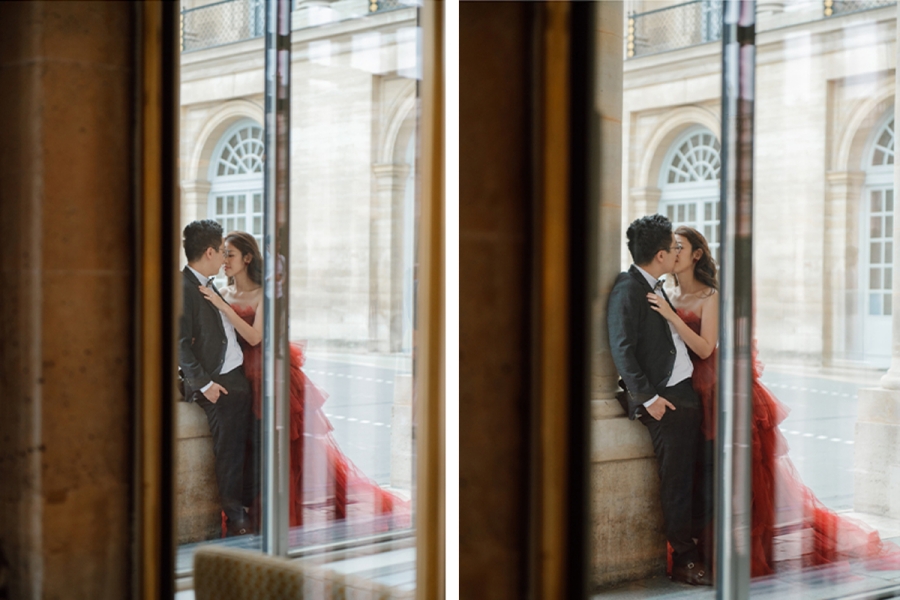Parisian Elegance: Steven & Diana's Love Story at the Eiffel Tower, Palais Royal, Jardins Du Royal, Avenue de Camoens, and More by Arnel on OneThreeOneFour 18