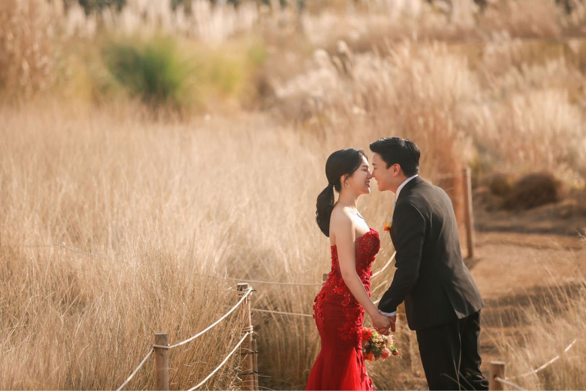濟州婚前拍攝 - 在西北小丘、茶花山植物園和海雲台海灘 by Byunghyun on OneThreeOneFour 10