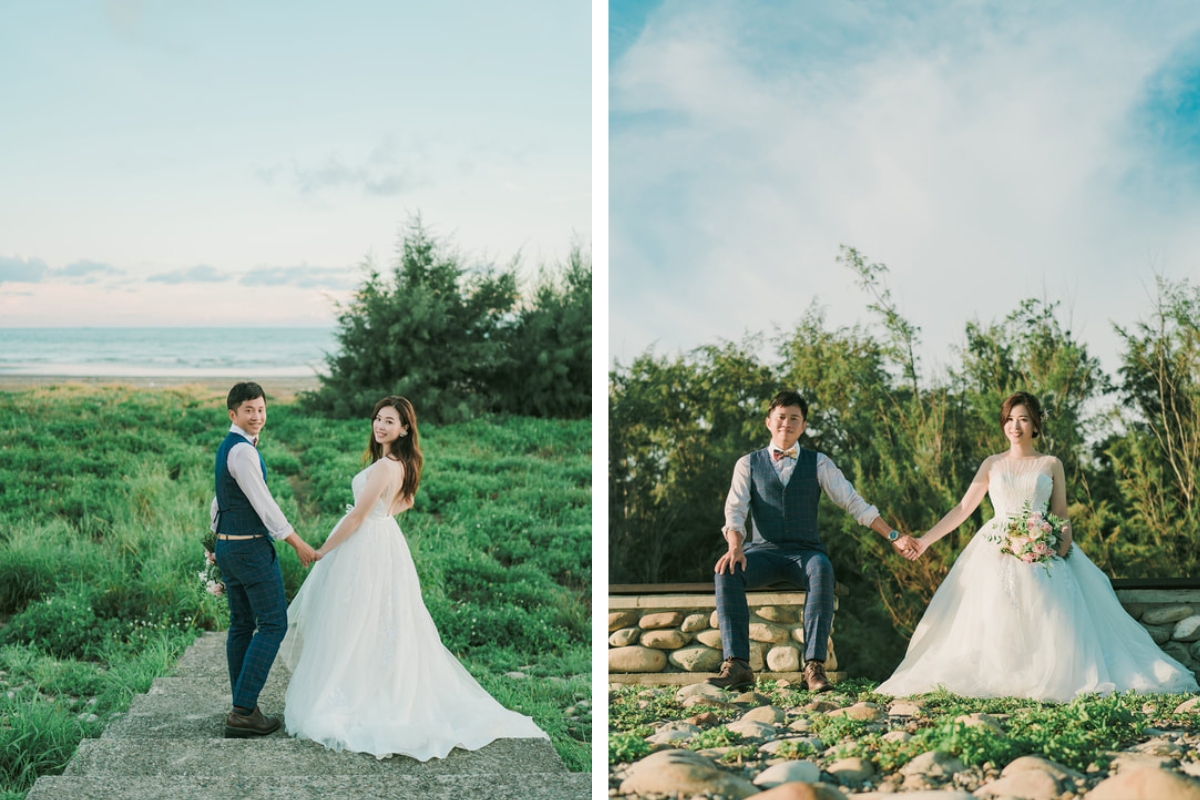 Taiwan Pre-Wedding Photoshoot Zoo Lush Greenery Beach by  on OneThreeOneFour 9