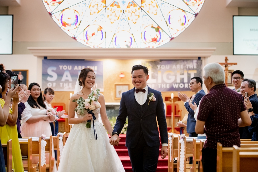 Singapore Wedding Day Photography - Church Wedding And Intimate Lunch & Dinner Banquet by Chia on OneThreeOneFour 22