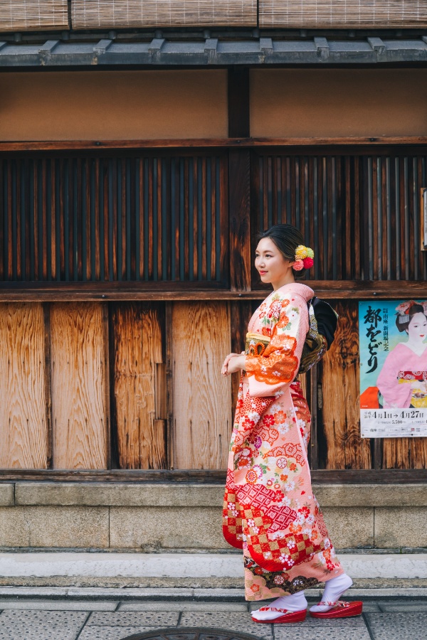 Kyoto Kimono Prewedding Photoshoot Higashiyama District Japan by Shu Hao on OneThreeOneFour 75