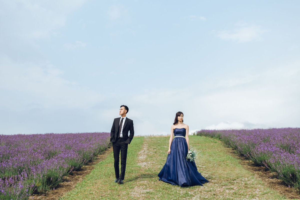 北海道夏季婚紗攝影，包括青池、日之出公園薰衣草和四季彩之丘花海 by Kuma on OneThreeOneFour 21