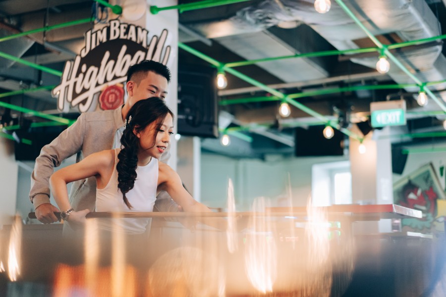 C&M: Fun pre-wedding at Level Up bar, Changi Jewel and Wetlands by Michael on OneThreeOneFour 3