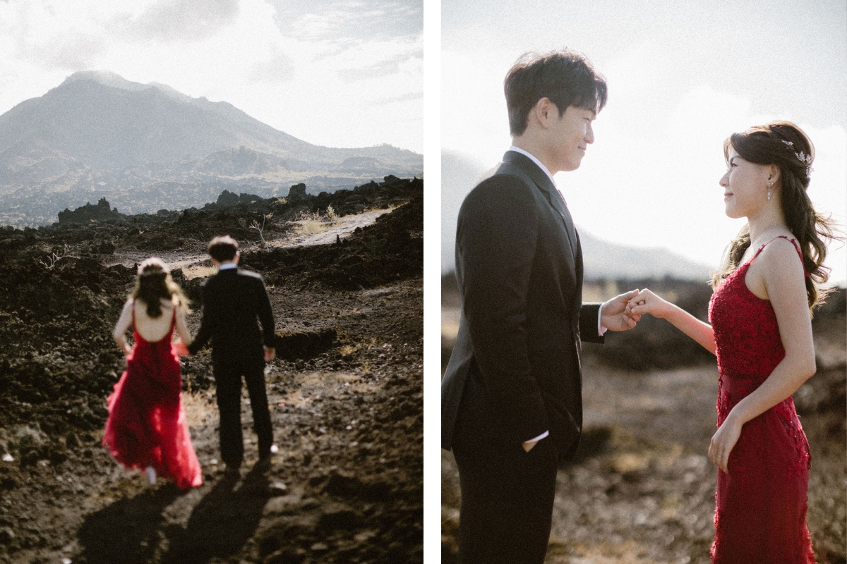 Bali Pre-Wedding Photoshoot with Mt . Batur, Tegenungan Waterfalls, and Twin Cliff Valley by Cahya on OneThreeOneFour 10