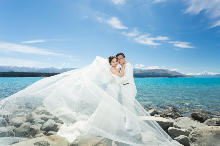New Zealand Pre-Wedding Photoshoot At Christchurch, Lake Pukaki And Alpaca Farm  by Xing on OneThreeOneFour 13