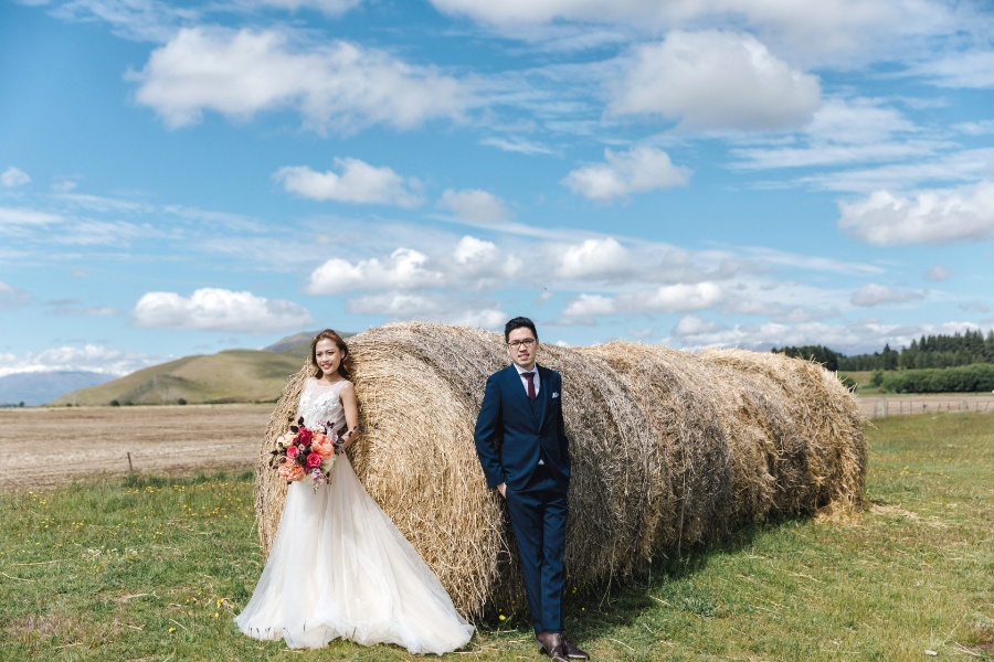 R&M: New Zealand Summer Pre-wedding Photoshoot with Yellow Lupins by Fei on OneThreeOneFour 15