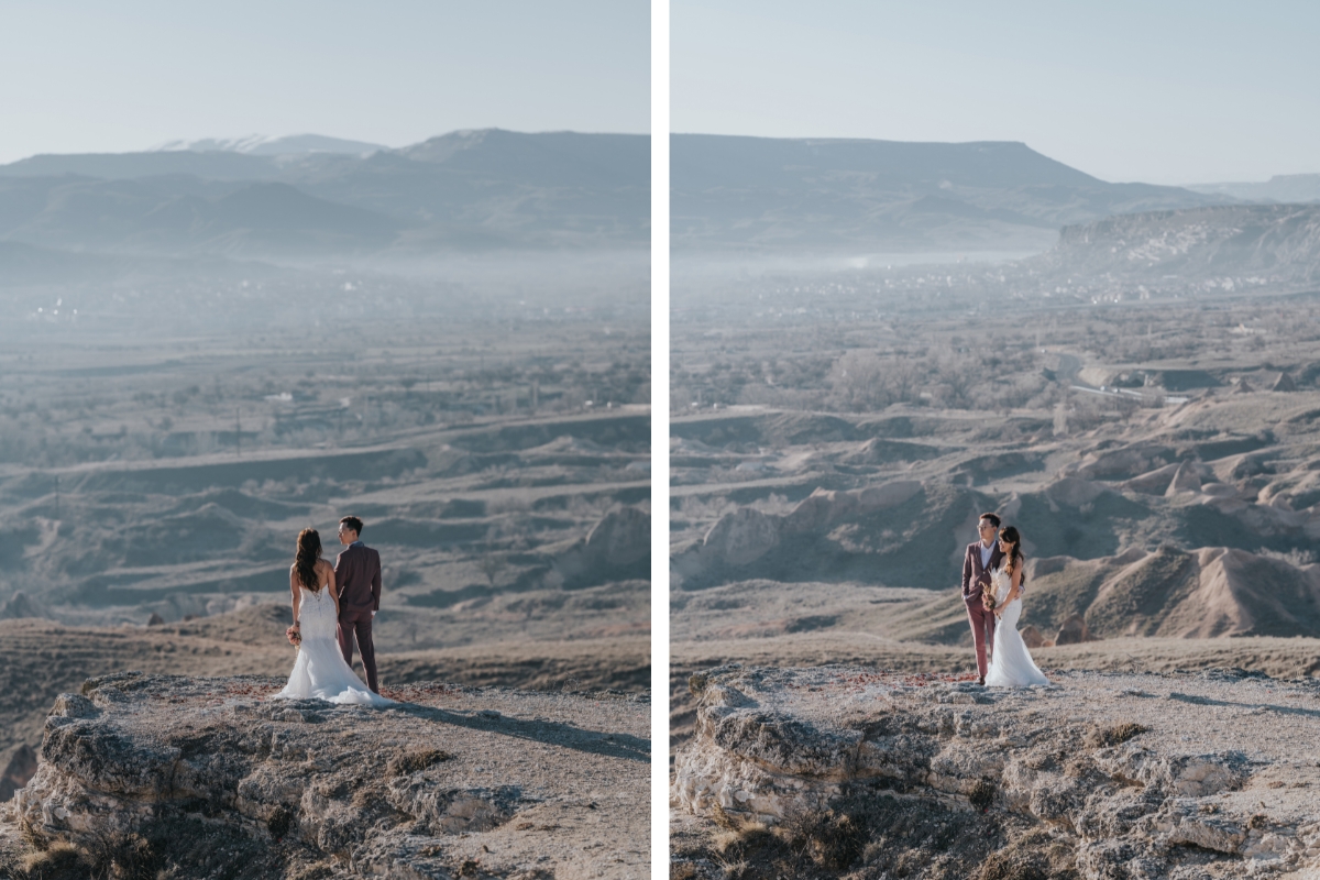 Cappadocia Pre-Wedding Photoshoot Salt Lake Carpet Shop Hot Air Balloons  by Aric on OneThreeOneFour 7