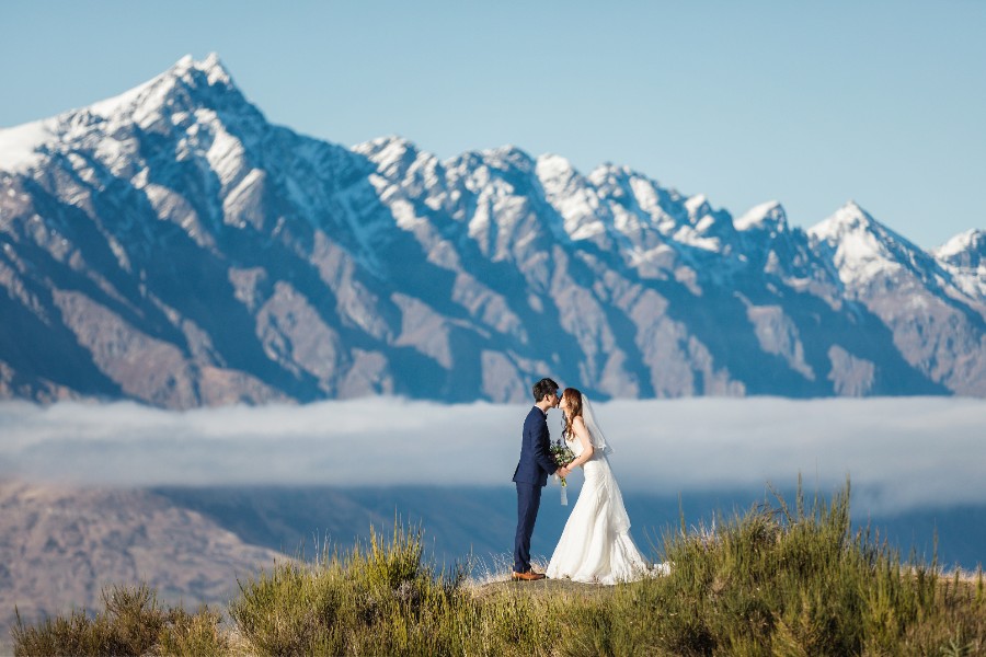 New Zealand Snow Mountain Prewedding Photoshoot (Fog Peak) with Taiwanese Couple  by Fei on OneThreeOneFour 6