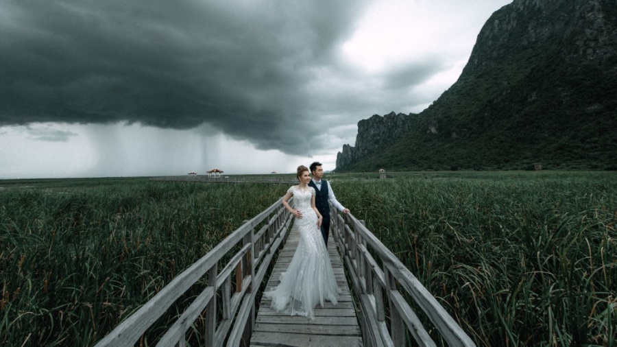 Thailand Bangkok Pre-Wedding Photoshoot At Mountains Near Hua Hin  by Tar on OneThreeOneFour 0