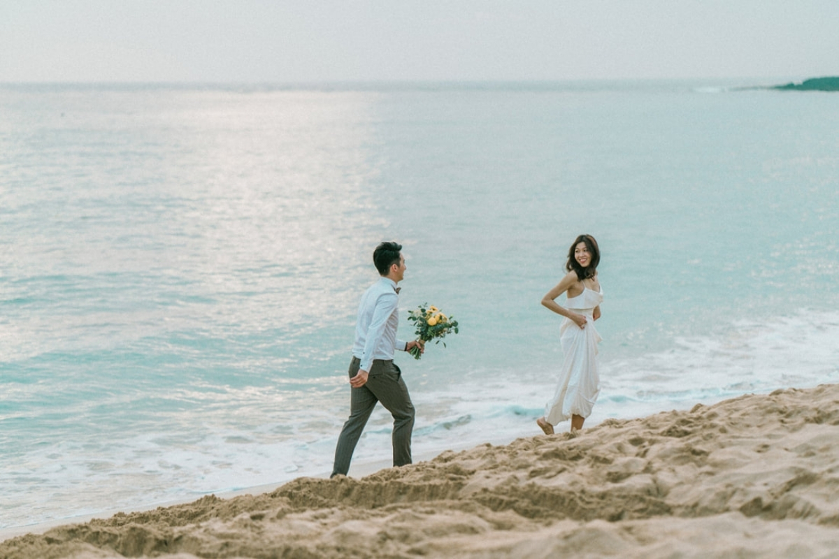 Taiwan Pre-Wedding Photoshoot Cafe Pier Lighthouse Countryside Street Beach by  on OneThreeOneFour 39