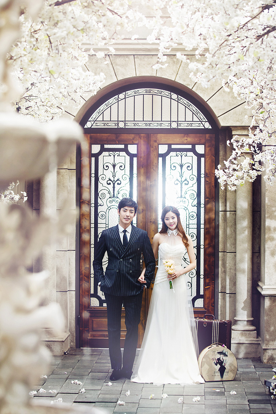 Korean Studio Pre Wedding Photography 2016 Romantic Vintage