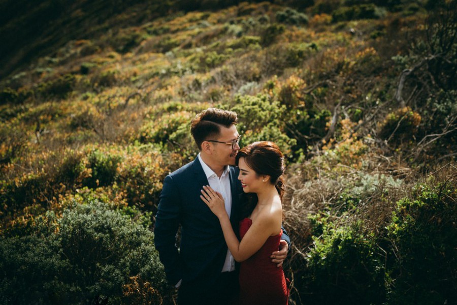 Pre-Wedding Photoshoot At Melbourne - Cape Schanck Boardwalk And Great Ocean Road by Felix  on OneThreeOneFour 3