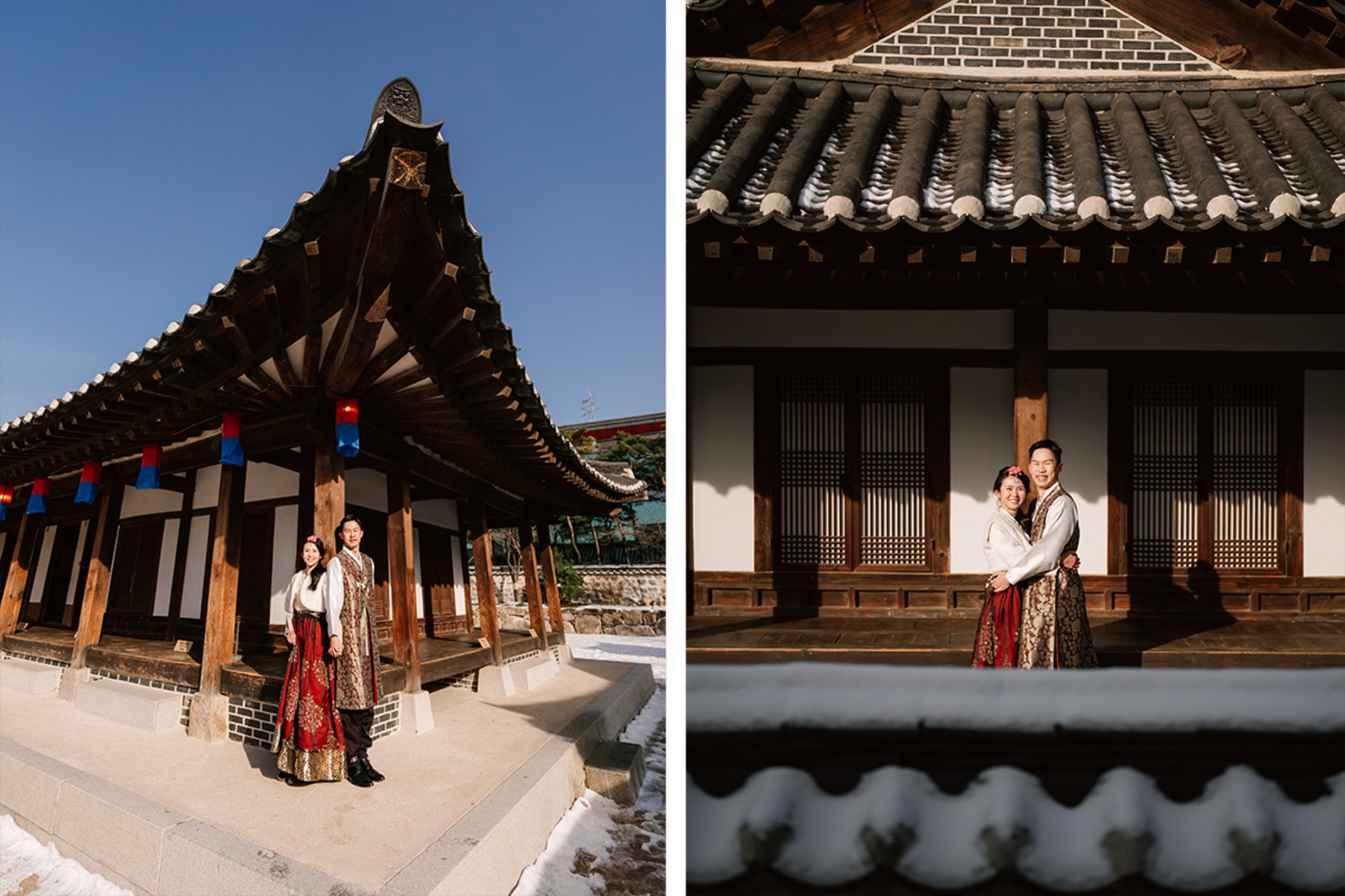 Whispers of Love in Seoul's Winter Wonderland: Snowy Pre-Wedding Extravaganza by Jungyeol on OneThreeOneFour 20