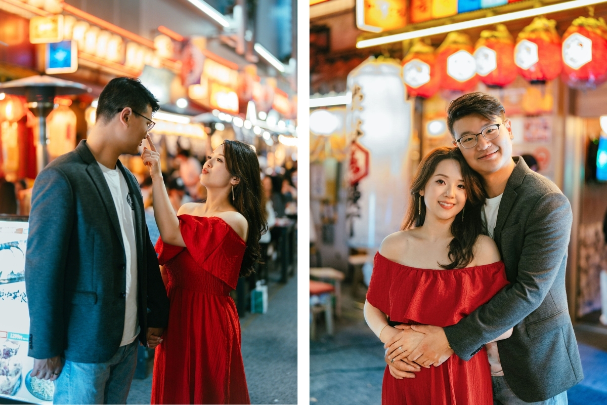 Tokyo Pre-Wedding Photoshoot with Nonbei Yokocho, Shiba Park, and Shibuya by  on OneThreeOneFour 21