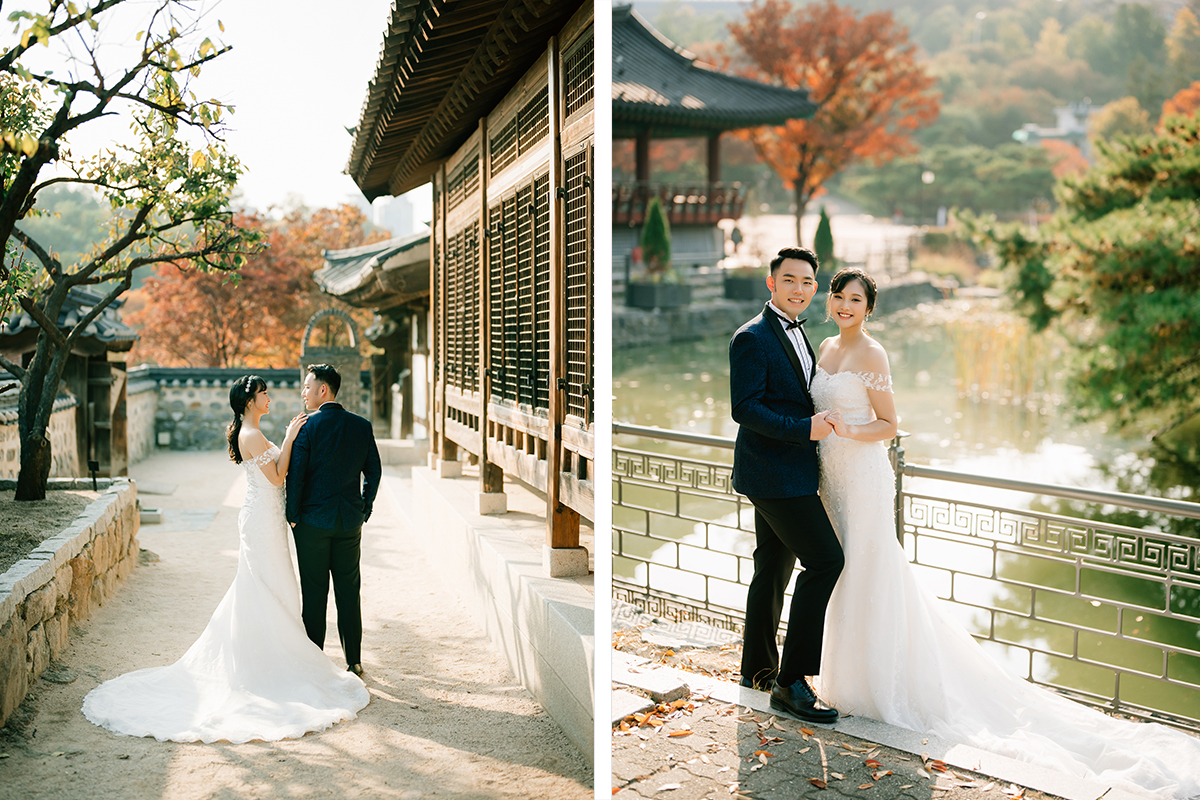 Yellow Gingko Autumn Pre-Wedding in Korea - Seoul Forest, Namsamgol Hanok Village & Samcheong-dong Cafe Street by Jungyeol on OneThreeOneFour 20