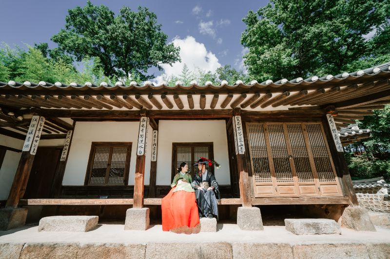 Y&B: Korea Hanbok Pre-Wedding Photoshoot At Dream Forest by Jungyeol on OneThreeOneFour 3