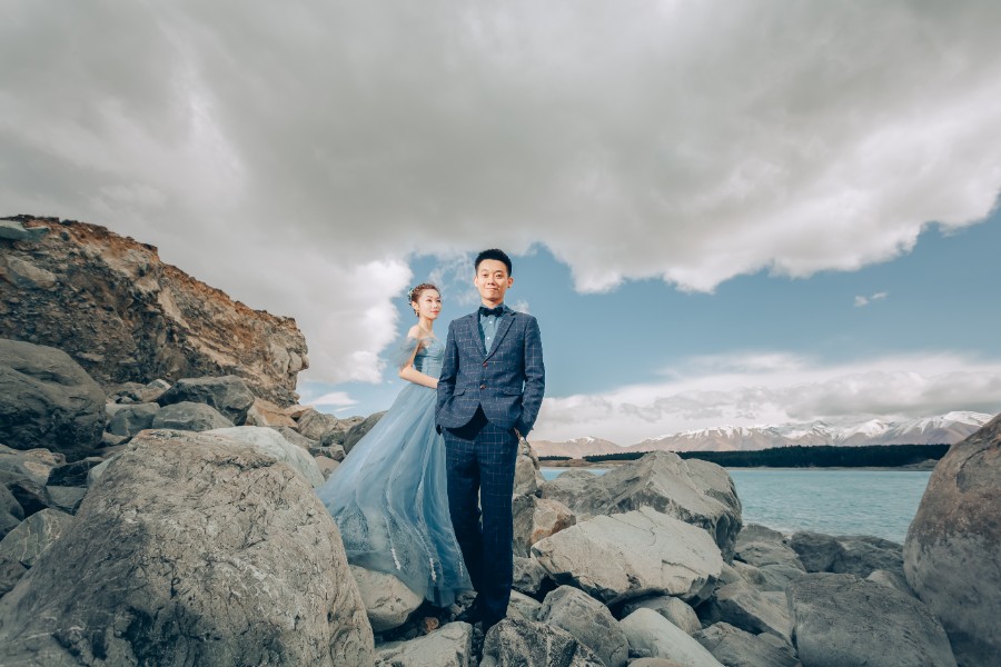 S&D: New Zealand Spring Pre-wedding Photoshoot with Alpacas and Milky Way by Xing on OneThreeOneFour 15