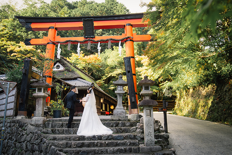 kyoto wedding photoshoot Arashiyama