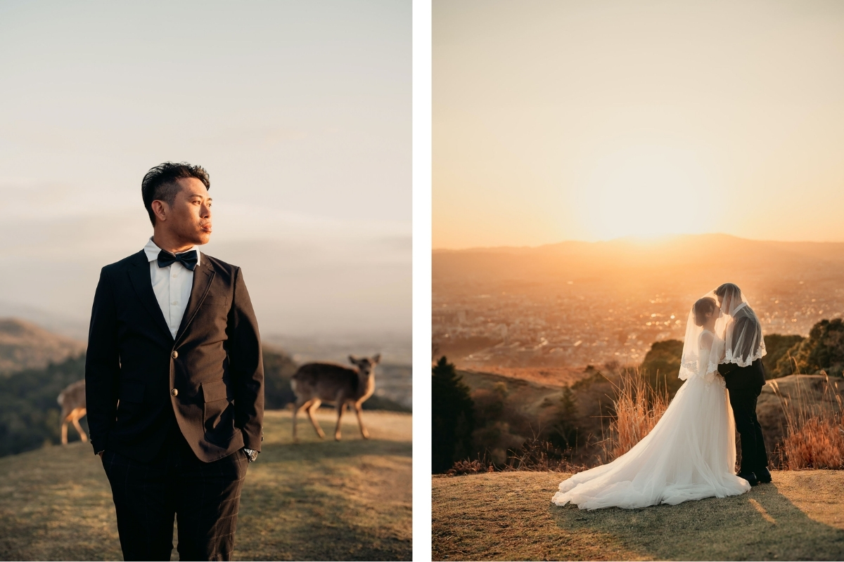 Kyoto Pre-Wedding Photoshoot with Eikando Temple, Kinosaki, Nara Deer Park & Mt. Wakakusa by Kinosaki on OneThreeOneFour 24