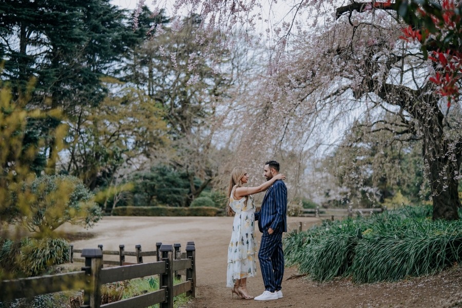 US Couple's Proposal in Tokyo Under Cherry Blossom Trees by Ghita on OneThreeOneFour 16