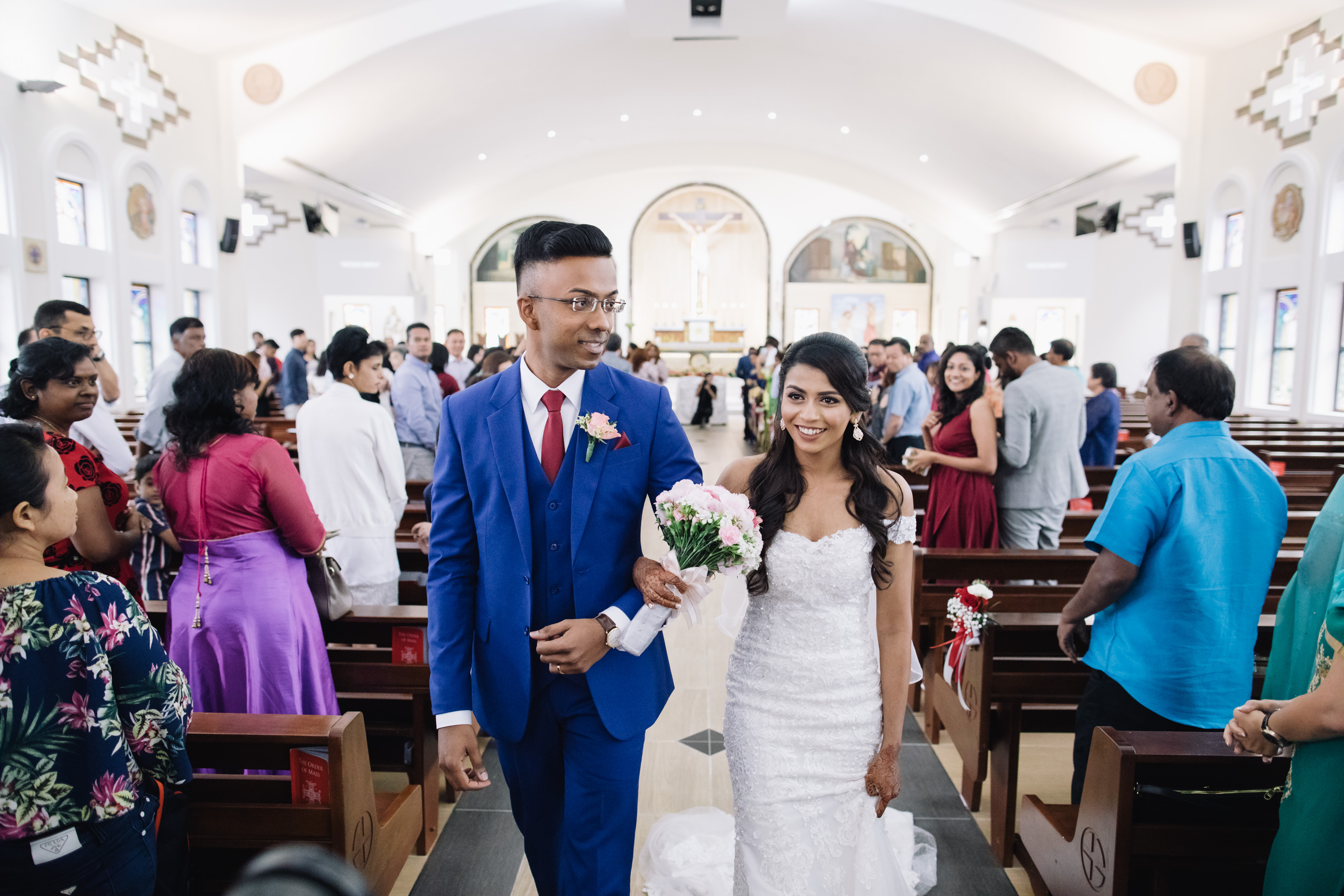 Singapore Wedding Day at Church ONE ̊15 Marina by Cheng on OneThreeOneFour 26