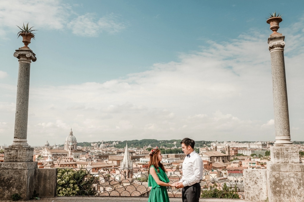 Rome Italy Wedding Photoshoot - Piazza del Campidoglio Colosseum by Olga on OneThreeOneFour 21