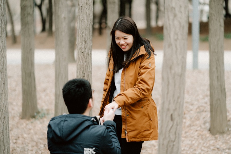 B&M: Surprise proposal in Seoul at Haneul Park by Jungyeol on OneThreeOneFour 7