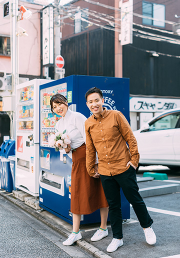 E&L: Kyoto Pre-wedding Photoshoot at Nara Park and Gion District