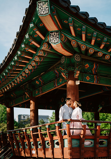 Korean Couple Hanbok Photoshoot for Foreigners