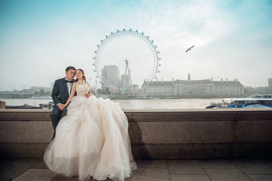 London Pre-Wedding Photoshoot At Big Ben, Tower Bridge And London Eye  by Dom  on OneThreeOneFour 16