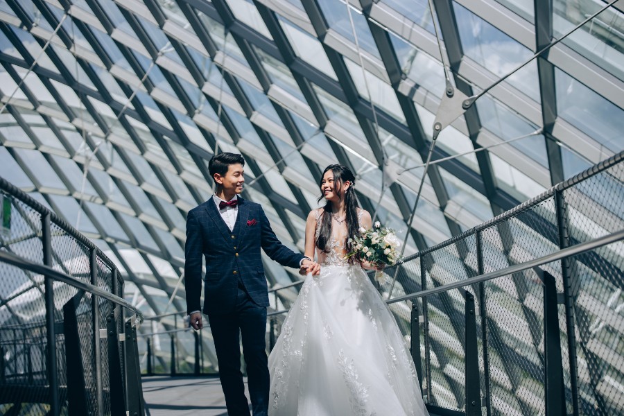 H&J: Fairytale pre-wedding in Singapore at Gardens by the Bay, Fort Canning and sandy beach by Cheng on OneThreeOneFour 13