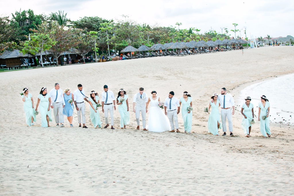 Bali Destination Beach Wedding At Nusa Dua Hotel by Ferry  on OneThreeOneFour 25