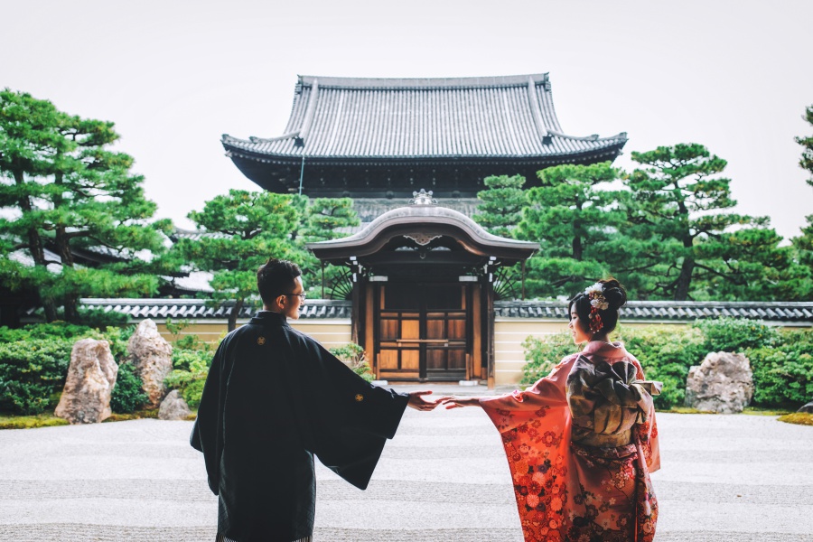 Kyoto Kimono Photoshoot At Shosei-en Garden and Kennin-Ji Temple, Gion District  by Shu Hao  on OneThreeOneFour 7