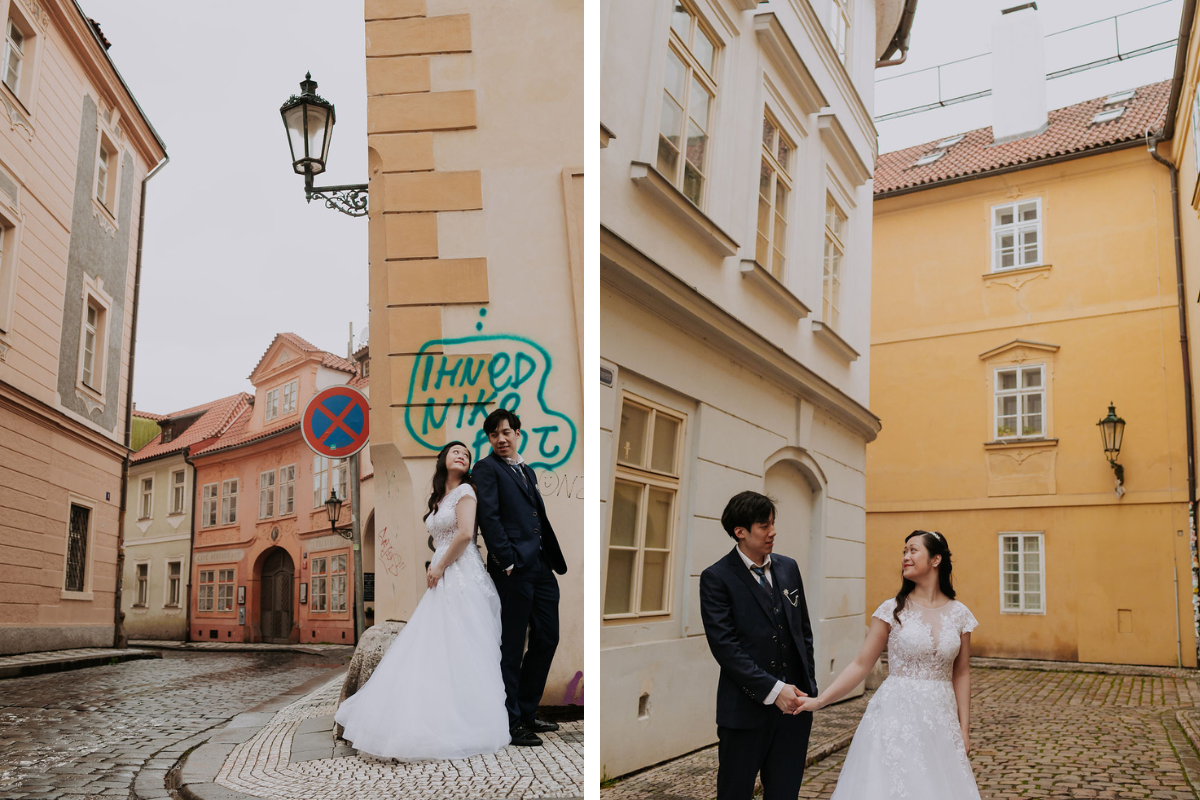 Prague prewedding photoshoot at Astronomical Clock, Old Town Square, Charles Bridge And Petrin Park by Nika on OneThreeOneFour 14