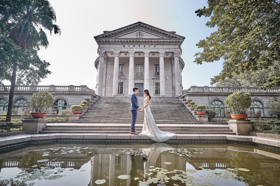 Outdoor prewedding photoshoot at Taiwan Shan Chih Hall Tatung University by Doukou on OneThreeOneFour 8