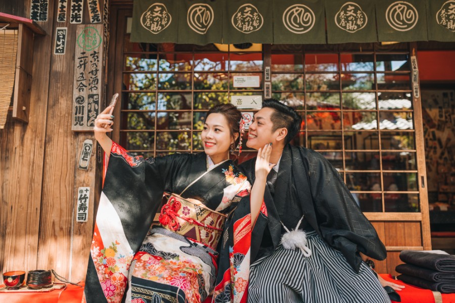 P&D: Kyoto pre-wedding in kimonos by Shu Hao on OneThreeOneFour 15