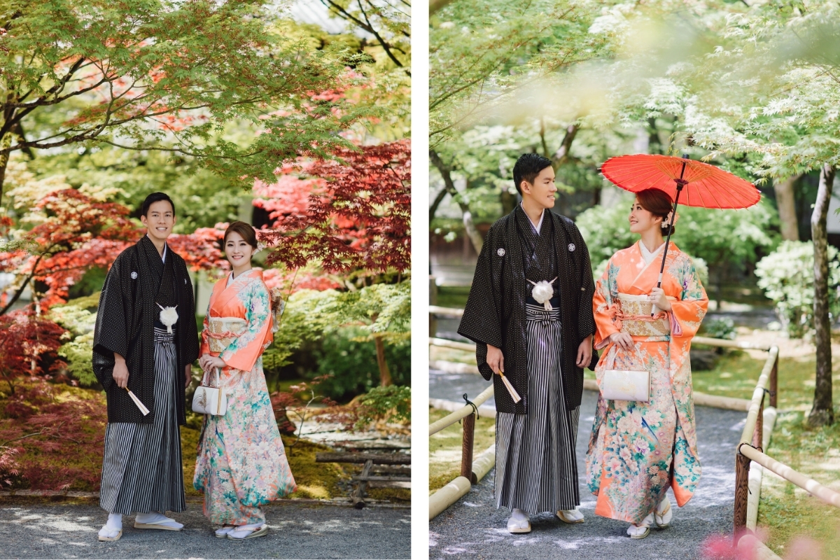 Kyoto Pre-Wedding Photoshoot with Eikando Temple, Mt Wakakusa, and Nara Deer Park by Kinosaki on OneThreeOneFour 11