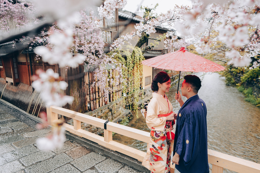 Japan Cherry Blossoms Hanami in Kimono with Nara Deer in Kyoto by Kinosaki on OneThreeOneFour 4